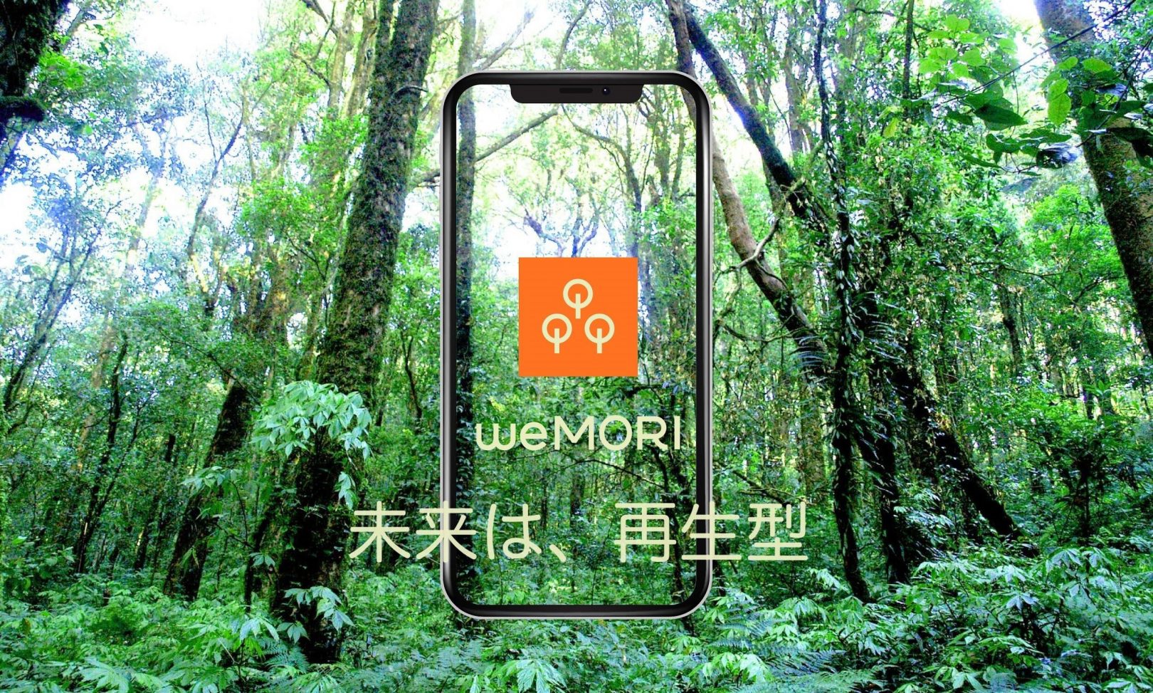 森林保全アプリ「weMORI」に賛同コメント